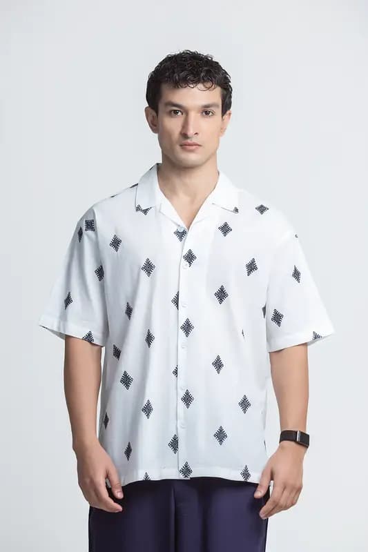 Embroidered Resort Shirt